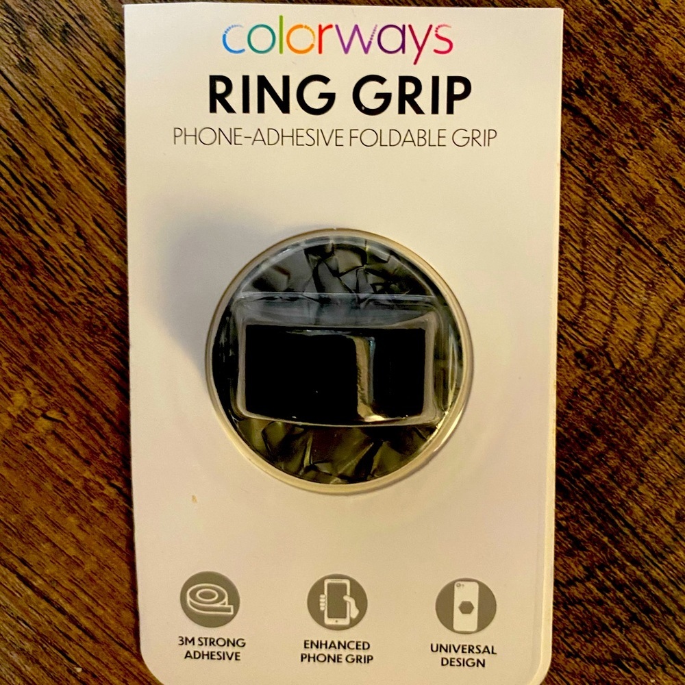 Colorways Marble Ring Grip Phone Holder NWT